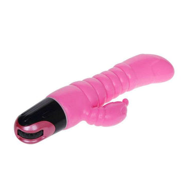 Vibratore Rabbit Baile Rosa con Superficie Ondulata e Vibrazione Multivelo